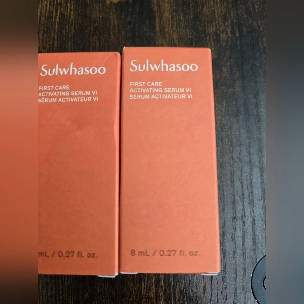 NEW! Sulwhasoo,  First Care Activating Serum VI, 8ml/0.27fl oz each, Bundle of 2